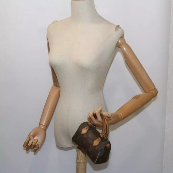 LOUIS VUITTON Monogram Mini Speedy Hand Bag - Picture 5 of 16